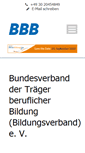 Mobile Screenshot of bildungsverband.info